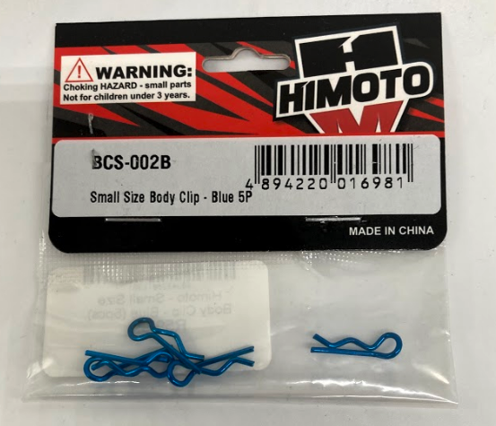 Himoto - Small Size Body Clip - Blue (5pcs)