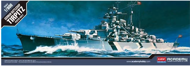 Academy - 1/800 Battleship Tirpitz