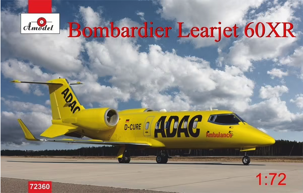 Amodel - 1/72 Bombardier Learjet 60XR ADAC