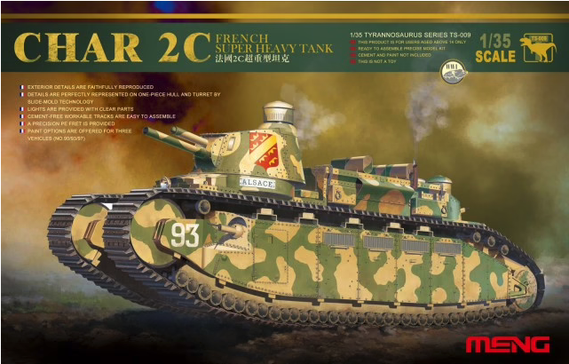 MENG - 1/35 French Char 2C