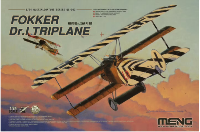 MENG - 1/24 Fokker Dr.I Triplane