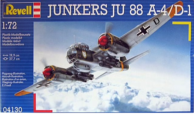 Revell - 1/72 Junkers JU 88 A4/D1 (Box Damage)