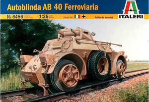 Italeri - 1/35 Autoblinda AB 40 Ferroviaria