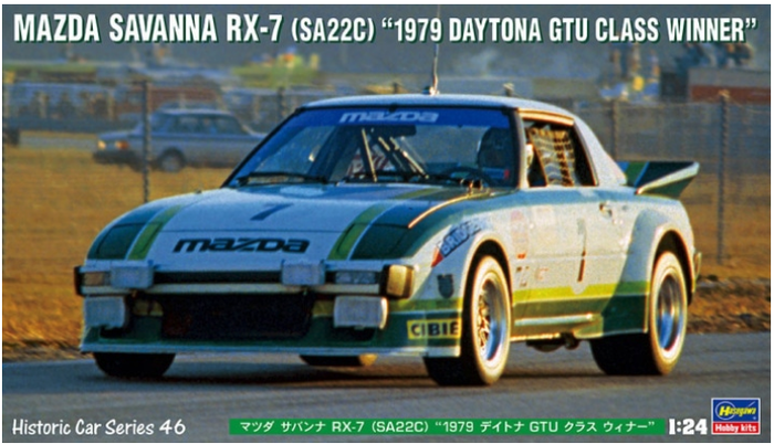Hasegawa - 1/24 Mazda Savanna RX-7 (SA22C) 1979 Daytona GTU Class Winner