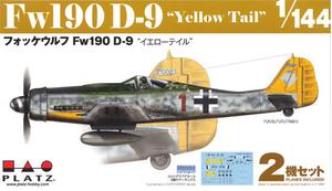 Platz - 1/144 Focke-Wulf Fw190 D-9 "Yellow Tail" - Twin Pack
