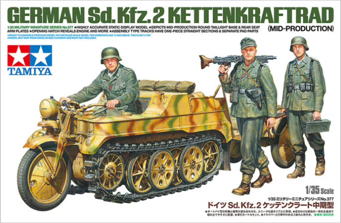 Tamiya - 1/35 Kettenkraftrad Mid. Production