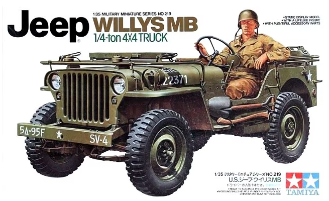 Tamiya - 1/35 U.S. Willys Jeep MB 1/4 Ton