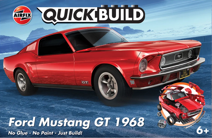 Airfix - Ford Mustang GT 1968 (QUICK BUILD)