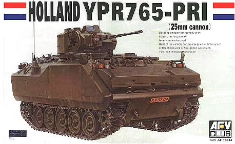 AFV Club - 1/35 Holland YPR-765 PRI Armoured Infantry Command Vehicle