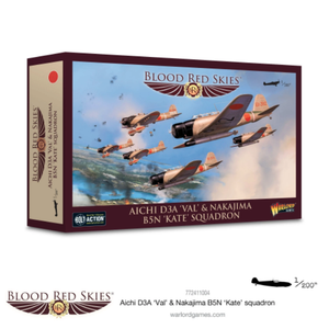 Warlord - Blood Red Skies Aichi D3A 'Val' & Nakajima B5N 'Kate' squadron