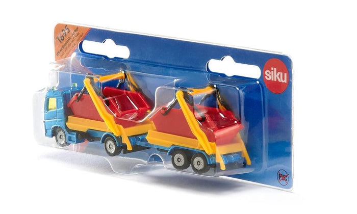 Siku - Truck w/ Skip & Trailer