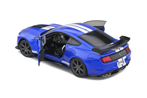 Solido - 1/18 Ford Shelby GT500 Fast Track Blue-White 2020