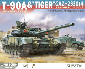 Suyata - 1/48 T-90A Main Battle Tank & "Tiger" GAZ-233014 Armoured Vehicle
