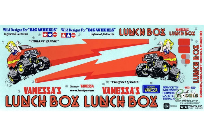 Tamiya - 9495470 - Sticker Bag for 58347 (Lunch Box)