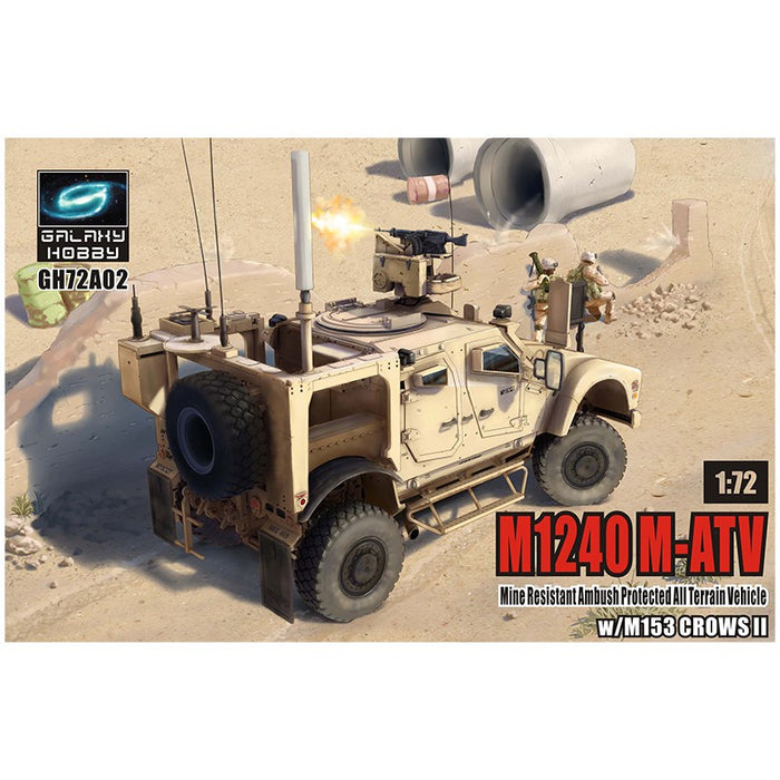 T-Model - 1/72 M1240 M-ATV Mine Resistant Ambush Protected All Terrain Vehicle with M153 CROWS II