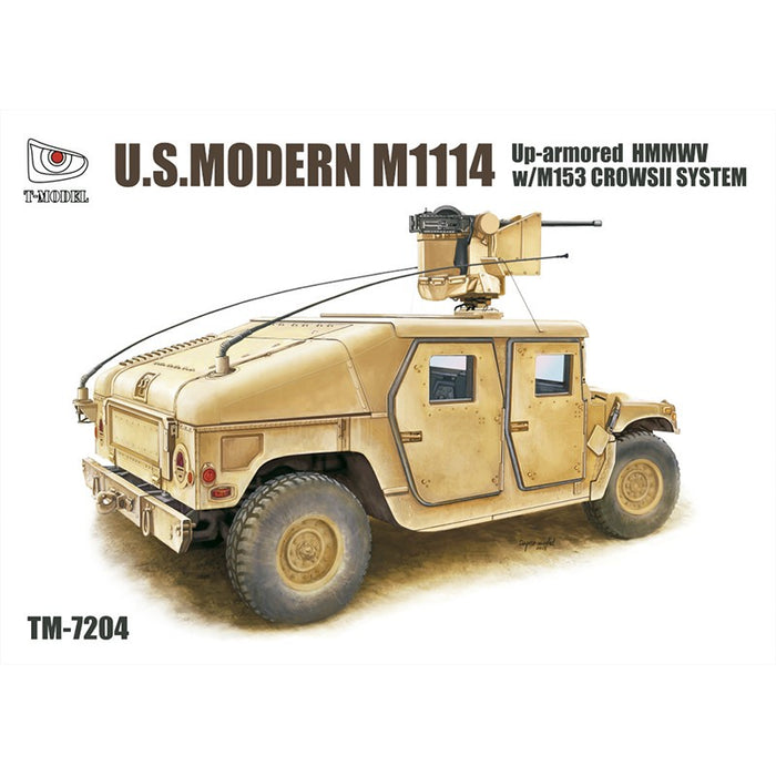 T-Model - 1/72 U.S. Modern M1114 Up-Armored HMMWV with M153 CROWS II System