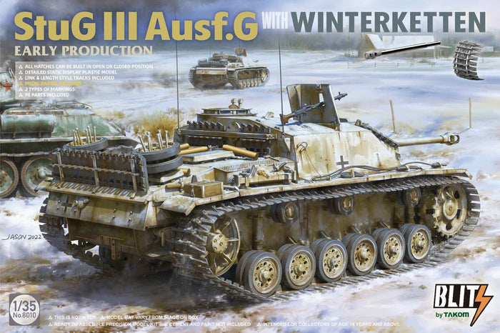 Takom - 1/35 StuG.III Ausf.G Early Production w/ Winterketten
