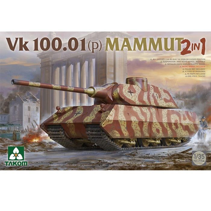 Takom - 1/35 VK 100.01 (p) Mammut 2 in 1