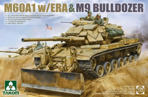 Takom - 1/35 M60A1 w/ERA & M9 Bulldozer