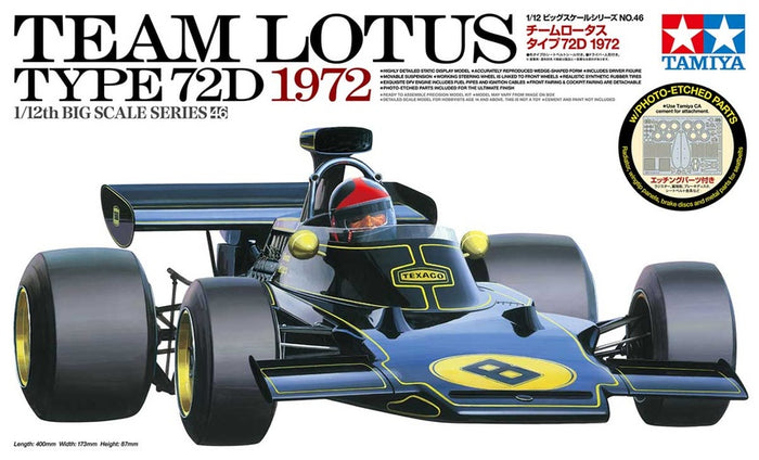 Tamiya - 1/12 Team Lotus Type 72D 1972
