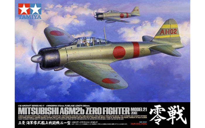 Tamiya - 1/32 A6M2b Zero Model 21 (Zeke)