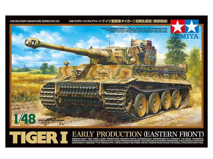 Tamiya - 1/48 Ger. Heavy Tank Tiger I Early Prod. (E.Front)