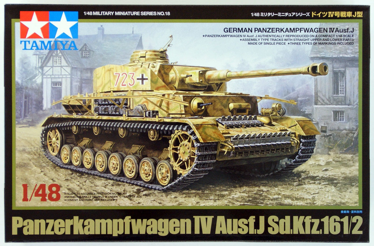 Tamiya - 1/48 German Panzerkampfwagen IV J – Jix Hobbies