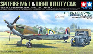 Tamiya - 1/48 Supermarine Spitfire Mk.I & Light Utility Car