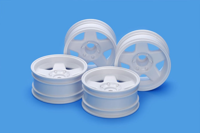 Tamiya - 22077 - Hornet 1-Piece Large Diameter Wheels (F&R)