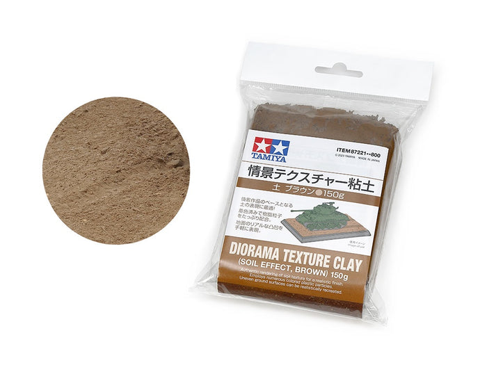 Tamiya - Diorama Texture Clay (Soil Effect, Brown) 150g