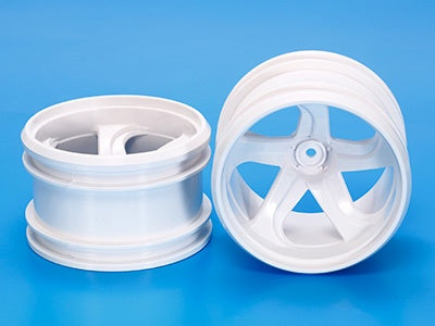 Tamiya - GF01 White 5-Spoke Wheels