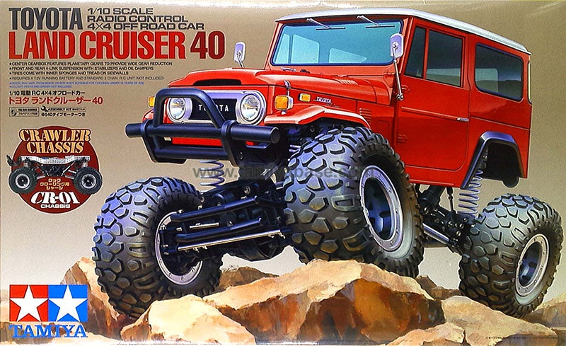 Tamiya R/C Toyota Land Cruiser 40 (CR01) (No ESC – Jix