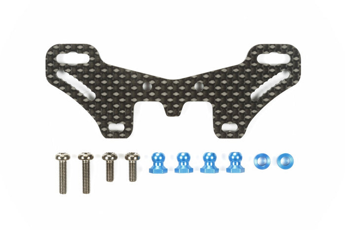 Tamiya - TT02S Carbon Damper Stay Rear
