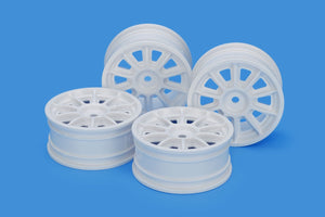 Tamiya - White TH 10-Spoke Wheel (24mm) (4pcs)