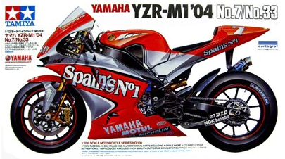Tamiya - 1/12 Yamaha YZR-M1 '04 No.7/33