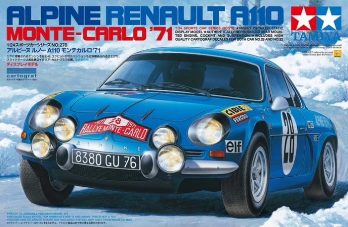 Tamiya - 1/24 Alpine A110 Monte-Carlo '71