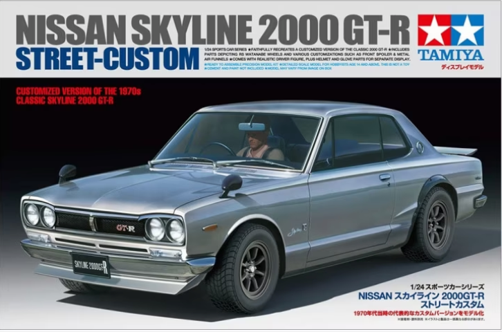 Tamiya - 1/24 Nissan Skyline 2000 GT-R Street Custom – Jix
