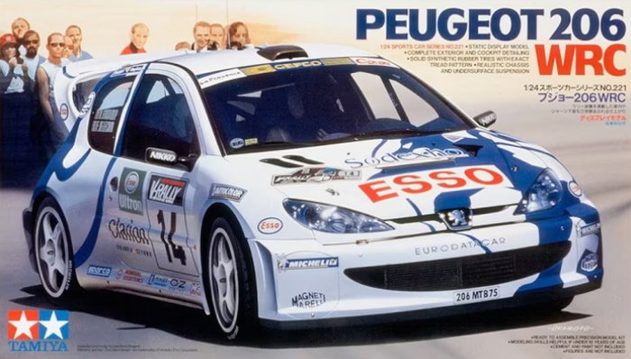 Tamiya - 1/24 Peugeot 206 WRC