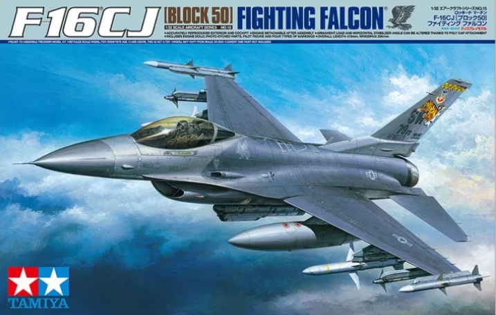 Tamiya - 1/32 F-16CJ (Block 50) Fighting Falcon – Jix Hobbies