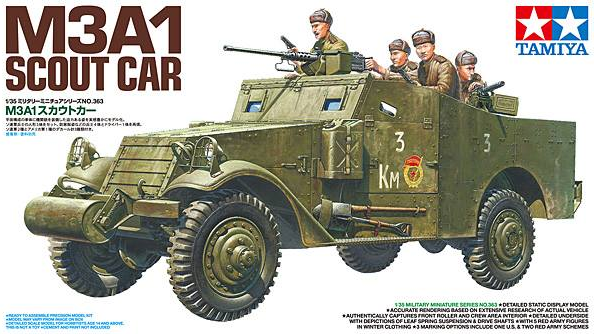 Tamiya - 1/35 M3A1 Scout Car