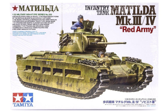 Tamiya - 1/35 Matilda Mk.III/IV "Red Army" (incl.2 Torso Fig.)