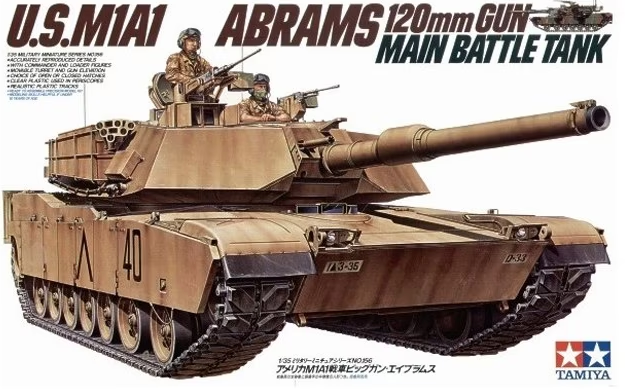 Tamiya - 1/35 U.S. M1A1 Abrams 120mm Gun