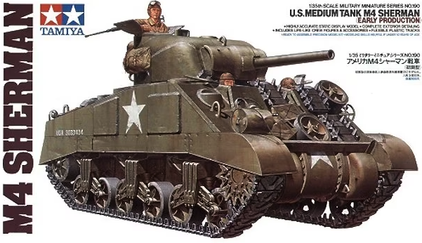 Tamiya - 1/35 US M4 Sherman Early Production