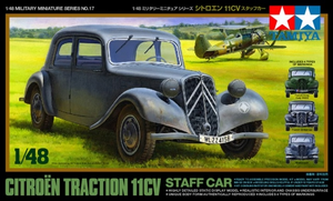 Box art of the Tamiya - 1/48 Citroen Traction 11CV