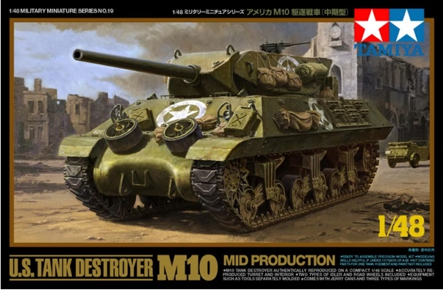 Tamiya - 1/48 U.S. M10 Mid Production