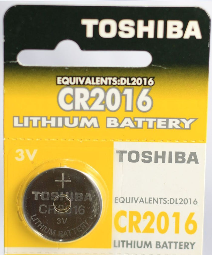 Toshiba - 3V Lithium Coin Battery - CR2016 (1)