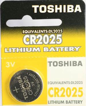 Toshiba - 3V Lithium Coin Battery - CR2025 (1)