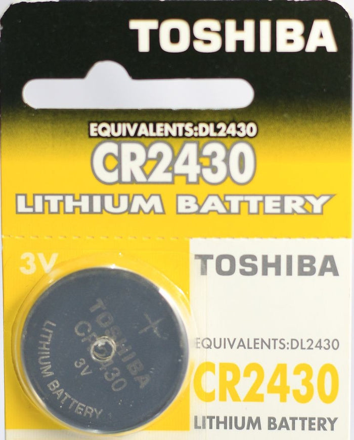 Toshiba - CR2430 3V Lithium Coin Battery (1)