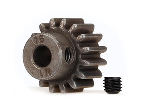 Traxxas - 6489X - 16T Pinion (1.0 metric pitch) fits 5mm Shaft (Only Use w/ Steel Spur Gear) (X-MX)