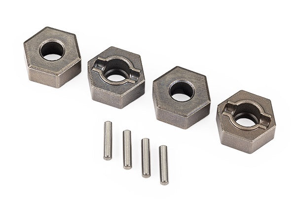 Traxxas - 9069 - Wheel Hubs - 12mm Hex (Steel) Extreme Heavy Duty (4) (RU/SL)